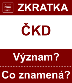 Co znamen zkratka KD Vznam zkratky, akronymu? Kategorie: Firmy