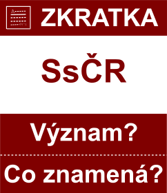 Co znamen zkratka SsR Vznam zkratky, akronymu? Kategorie: Politick strany