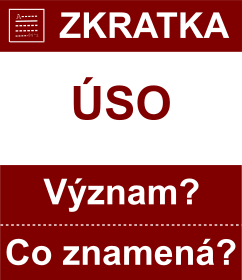 Co znamen zkratka SO Vznam zkratky, akronymu? Kategorie: Ostatn